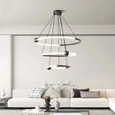 Axyaa Modern LED Chandelier for Stylish Living Room Ceiling Lighting