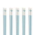 Axyaa Colorful Hearts Chopsticks Set - Non-Slip Reusable Japanese Sushi Kitchen Tools