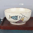 Axyaa 7-inch Ceramic Ramen Noodle Bowl for Home and Restaurant