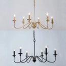 Axyaa Modern Iron Chandelier Light for Living Room, Kitchen, and Dining Room