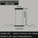Axyaa Modern Simple Pendant Chandelier for Dining Room, Kitchen, and Living Room