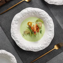 Axyaa Stoneware Edge Plate Set for Elegant Dining