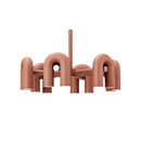 Axyaa Nordic U-shaped Water Pipe Chandelier: Rotatable LED Lighting Fixture