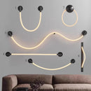 Axyaa Modern Nordic Fiber Woven Wall Lamp for Minimalist Living Room