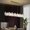 Axyaa Flower Crystal Chandelier: Modern Minimalist Luxury Dining Bar Light