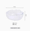 Axyaa Gold Rimmed Glass Bowls & Plates Set for Elegant Tableware & Desserts