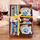 Axyaa Ceramic Sushi Plate Set of 6