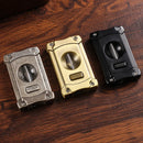 Axya Portable V-Cut Cigar Cutter Set with Sharp Puncher