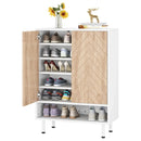 Axyaa 18 Pair Shoe Rack Cabinet with Door: Shoe Organizer for Living Room