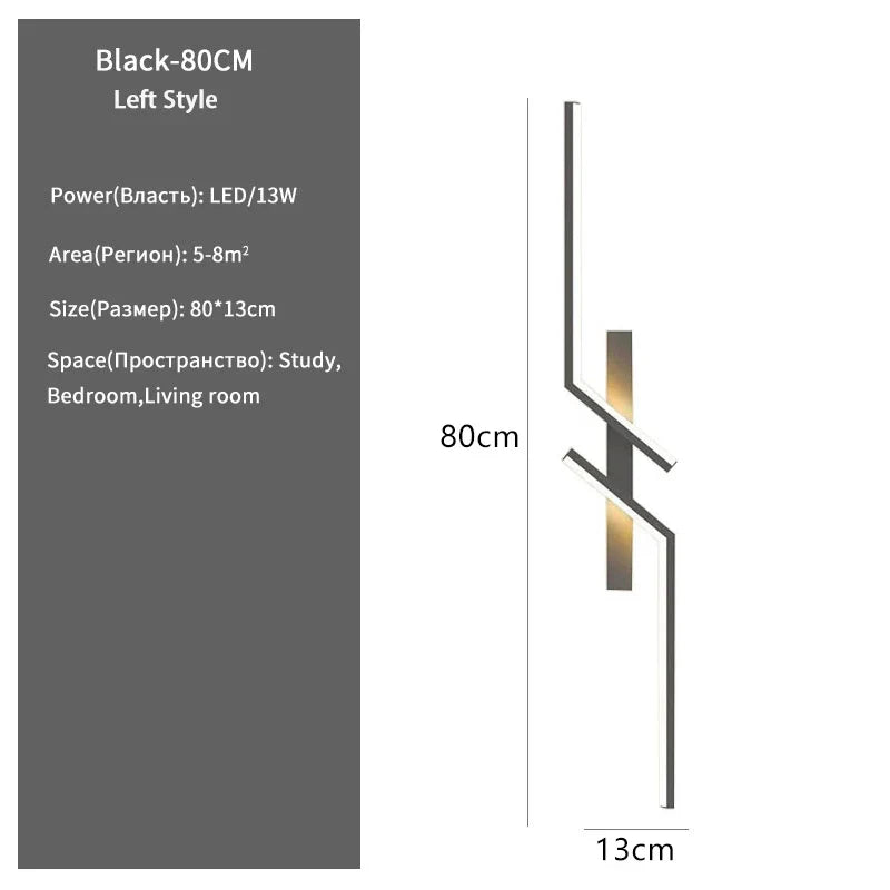 Axyaa Modern LED Wall Sconce for Bedroom Living Room TV Background