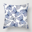 Axyaa Cute Butterfly Floral Print Pillowcase 45*45cm for Home & Office Decor