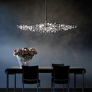 Axyaa Post-Modern LED Chandelier Luxury Stainless Steel Indoor Lighting