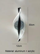Axyaa Gold/Black Modern LED Wall Sconce for Hallways, Bedrooms & Home Decor