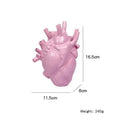 Anatomical Heart Vase Collectible Decor with Custom Engraving by Axyaa