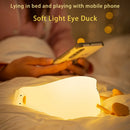 Axya Silicone Duck Night Light for Kids - Rechargeable Cute Bedroom Decor