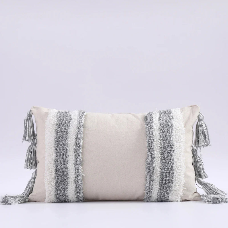 Tufted Rainbow Cushion Cover for Home Decor Axyaa Brand