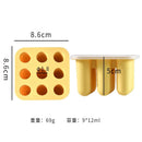 Axyaa Small Ice Pillar Mold Silicone with Cover for Easy DIY Ice Blocks.