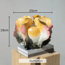 Axyaa Butterfly Wings Ceramic Vase Desk Decoration Modern Decor Artificial Flowers