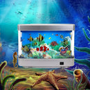 Axyaa Tropical Fish Tank Lamp: LED Ocean Night Light for Kids Room Décor