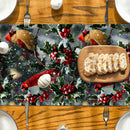 Axyaa Christmas Berry Table Runner: Elegant Dining Decor for Indoor & Outdoor Tables