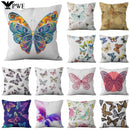 Axyaa Cartoon Butterfly Print Pillowcase 45*45cm
