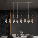 Axyaa Modern LED Chandelier Ceiling Lamp for Living Room Dining Indoor Lighting