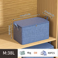 Axyaa Quilt Storage Bag with Lid & Handle - Moisture-Proof Organizer