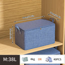 Axyaa Quilt Storage Bag with Lid & Handle - Moisture-Proof Organizer