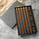 Axyaa Natural Wood Chopsticks Set - High Quality Sushi Tableware Gift Box