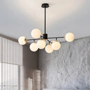 Axyaa Nordic Glass Ball Chandelier Pendant Lamp for Home Indoor Lighting