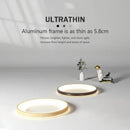 Axyaa Modern LED Wood Grain Ceiling Light for Home Decor