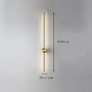 Axyaa Modern Minimalist LED Wall Lamp for Indoor Living Room, Bedroom, Dining Room