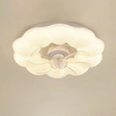 Axyaa Modern Minimalist Fan Lights: Cream Wind Intelligent Ceiling Lighting