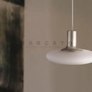 Axyaa Silver Aluminum Art Chandelier E27 Pendant Light for Dining Kitchen Bedroom