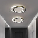 Axyaa Crystal Ceiling Lamp: Nordic Minimalist LED Lighting for Living Room, Bedroom & Hallway