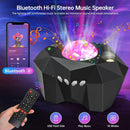 Axyaa Aurora Moon Projector Night Light Galaxy Bluetooth Speaker Remote Control