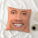 Dwayne Johnson Rock Face Cushion Cover for Sofa by Axyaa - Home Decor Pillowcase