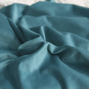 Axyaa Blue Velvet Cushion Cover 45x45cm - Nordic Decor for Living Room Sofa