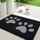 Axyaa Quick Dry Chenille Mud Mat - Absorbent Non-Slip Dog Door Mat
