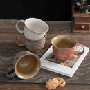 Axyaa Nordic Ceramic Coffee Cup Set - High Value Coarse Pottery Mug for Couples