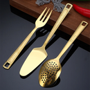Axyaa Gold Stainless Steel Kitchen Utensil Set