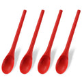 Axyaa Silicone Spoon Set for Cooking and Stirring - 4 Piece Kitchen Accessory