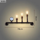 Axyaa Industrial Gear Water Pipe Wall Lamp Retro Style Decorative Hanging