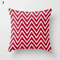 Axyaa Geometric Pillow Case: Modern Red Design for Home Decor