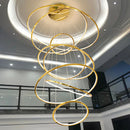 Axyaa Nordic Home Stair Chandelier Pendant Light for Living Room Bedroom Dining Room