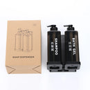 Axyaa 500ml Shampoo Conditioner Dispenser Wall Mounts Hand Sanitizer Set
