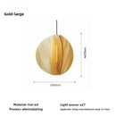 Axyaa Colourful Planet Chandelier Pendant Light for Staircase Dining Table