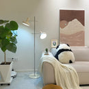 Axyaa Cream Style Floor Lamp: Modern & Simple LED Light for Living Room & Bedroom