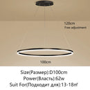 Axyaa Modern LED Pendant Chandelier for Living Room Restaurant Bedroom Lighting