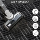 Axyaa Outdoor Indoor Welcome Mat, Heavy Duty Super Absorbent Dirt Trapper Waterproof Mat